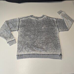 chica-d Size Small *Oversized! Gray Burnout Sweatshirt *Medium, Large